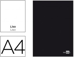 LA15 Libreta escolar Liderpapel A4 80h 60g/m² liso tapa negra