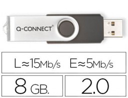 KF41512 Memoria Flash Q-Connect USB 2.0 8 GB