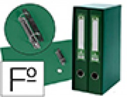 MD47 Modulo Liderpapel 2 archivadores de palanca Folio 75mm. verde