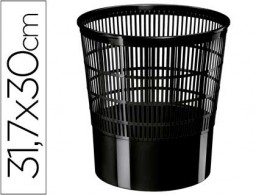 1002370011 Papelera rejilla plástico cep negra