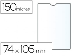 KF15579 Funda portadocumento Q-Connect A7 PVC 150µ con uñero