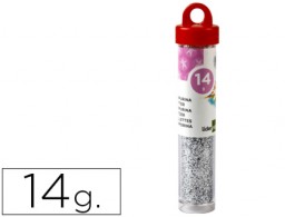 PU02 Bote purpurina Liderpapel color plata