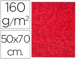 FE01 Fieltro Liderpapel 50x70cm. 160g/m² rojo