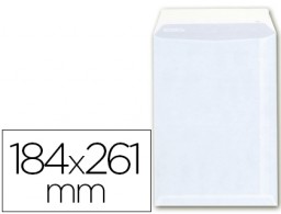 A-6 250 bolsas Liderpapel 184x261mm. celulosa blanco 100g/m²