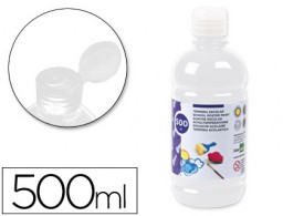 TP02 Témpera líquida Liderpapel escolar 500ml. blanco