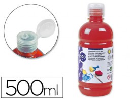 TP06 Témpera líquida Liderpapel escolar 500ml. rojo