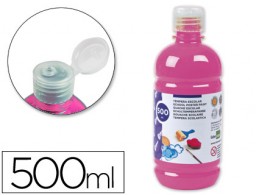 TP07 Témpera líquida Liderpapel escolar 500ml. fucsia