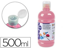 TP08 Témpera líquida Liderpapel escolar 500ml. rosa