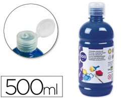 TP13 Témpera líquida Liderpapel escolar 500ml. azul marino