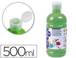 TP16 Témpera líquida Liderpapel escolar 500ml. verde