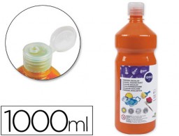 TP25 Témpera líquida Liderpapel escolar 1000ml. naranja