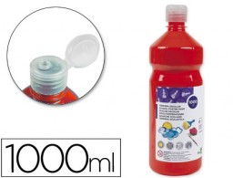 TP26 Témpera líquida Liderpapel escolar 1000ml. rojo