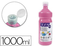 TP28 Témpera líquida Liderpapel escolar 1000ml. rosa
