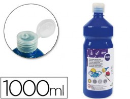 TP33 Témpera líquida Liderpapel escolar 1000ml. azul marino