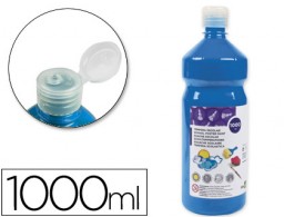 TP34 Témpera líquida Liderpapel escolar 1000ml. azul