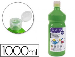 TP36 Témpera líquida Liderpapel escolar 1000ml. verde