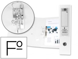 AZ51 Archivador de palanca Liderpapel Folio PVC blanco