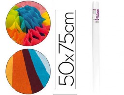 SE31 Rollo papel seda Liderpapel blanco 17g/m² 24 hojas 50x75cm.