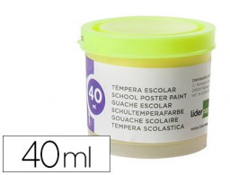TP57 40ml. témpera escolar Liderpapel amarillo limón