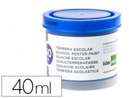 TP60 40ml. témpera escolar Liderpapel azul ultramar