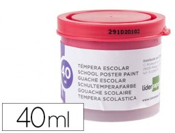 TP62 40ml. témpera escolar Liderpapel magenta