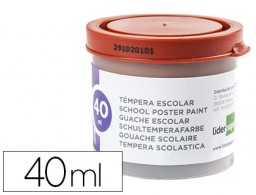 TP63 40ml. témpera escolar Liderpapel marrón