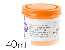 TP64 40ml. témpera escolar Liderpapel naranja