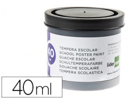 TP65 40ml. témpera escolar Liderpapel negra