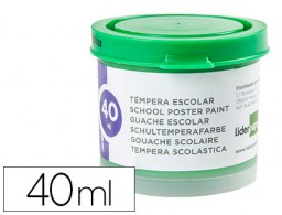 TP68 40ml. témpera escolar Liderpapel verde