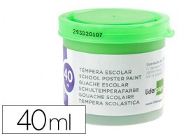 TP69 40ml. témpera escolar Liderpapel verde claro