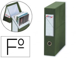 Caja de transferencia Pardo A4 lomo 80 mm. verde