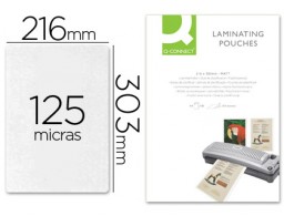 KF24055 CJ100 fundas plastificar Q-Connect A4 125µ mate