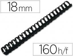 KF32115 CJ50 canutillos Q-Connect plástico blanco 18 mm.