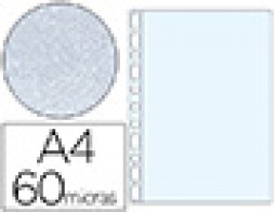 100 fundas multitaladro Esselte A4 60µ polipropileno piel de naranja