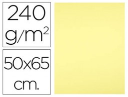CX76 25h. cartulina Liderpapel 50x65cm. 240g/m² amarillo medio