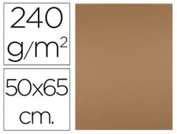 CX88 25h. cartulina Liderpapel 50x65cm. 240g/m² marrón escolar
