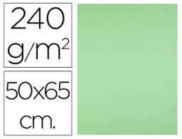 CT33 25h. cartulina Liderpapel 50x65cm. 240g/m² verde pistacho