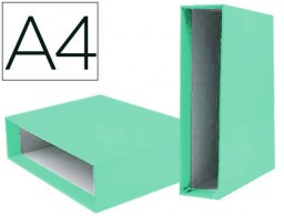 CZ33 Caja archivador de palanca Liderpapel A4 verde claro