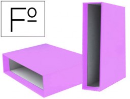 CZ35 Caja archivador de palanca Liderpapel Folio lila