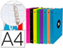 KA35 Carpeta Liderpapel Antartik A-4  4 anillas 40 mm. color