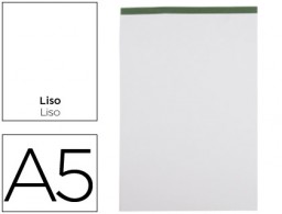 BN20 Bloc notas Liderpapel A5 80h 60 g/m² liso sin tapa