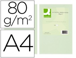 KF01093 500h papel fotocopiadora Q-Connect A4 80g/m² color verde