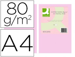 KF01095 500h papel fotocopiadora Q-Connect A4 80g/m² color rosa