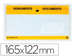 KF21724 100 sobres autoadhesivos Q-Connect portadocumentos 165x122 mm.