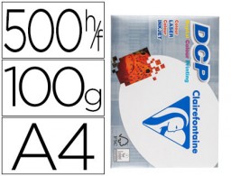 500h papel fotocopiadora Clairefontaine DCP A4 100g/m²