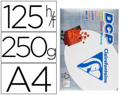 125h papel fotocopiadora Clairefontaine DCP A4 250g/m²