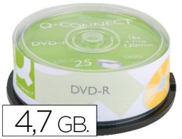 KF18021 25 DVD-R Q-Connect imprimibles 4.7GB 16x 120 minutos