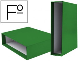 CZ17 Caja archivador de palanca Liderpapel Folio verde claro