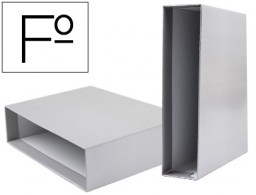 CZ19 Caja archivador de palanca Liderpapel Folio gris