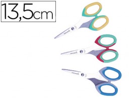 TI03 Tijera escolar Liderpapel extra soft 13,5cm.